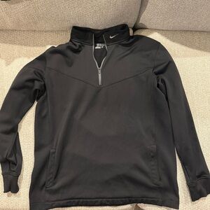 Nike Black and Gray Performance Pullover